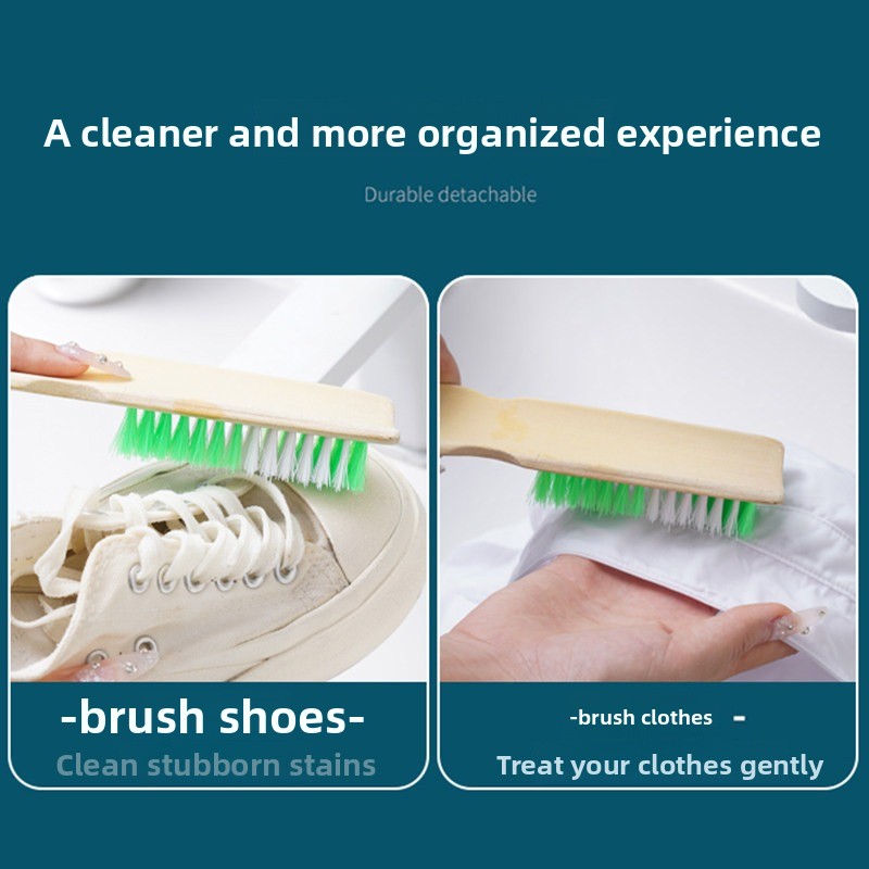 가정용 긴 손잡이 대나무 신발 브러시, 단단한 솔 세탁 - Shoe Cleaning Brush 리뷰 및 가격