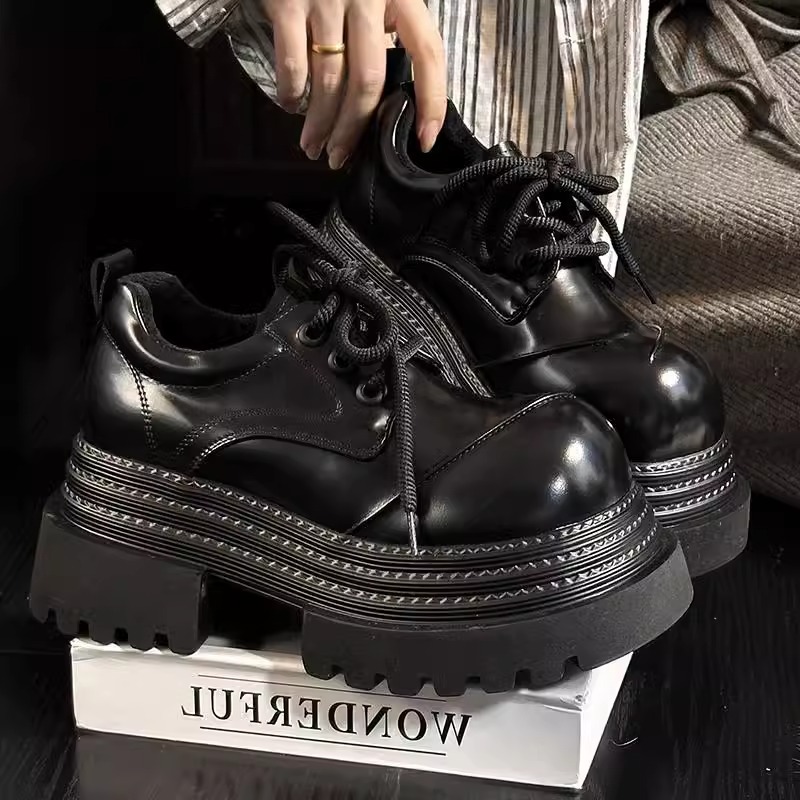 2025년 봄 신상 레트로 영국 스타일 로퍼, 스펀지  - Leather Shoe Polish 리뷰 및 가격